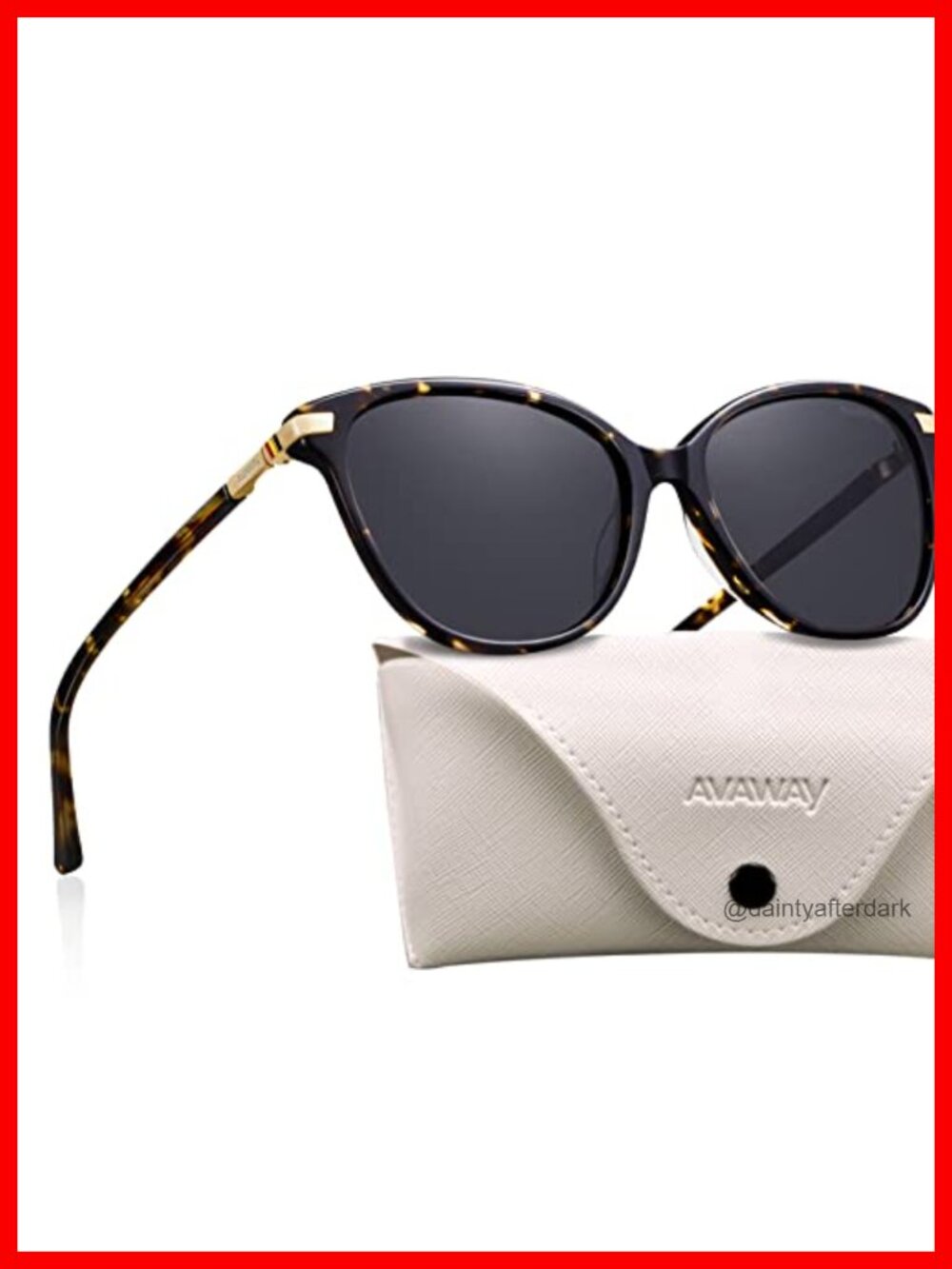 Cat Eye Polarized Sunglasses Anti-Reflective TAC UV400 for Women